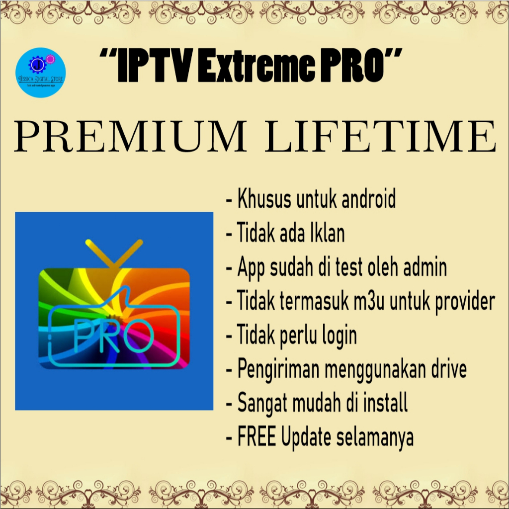 IPTV Extreme Pro android lifetime v131.0 nonton siaran tv lokal chanel luar live