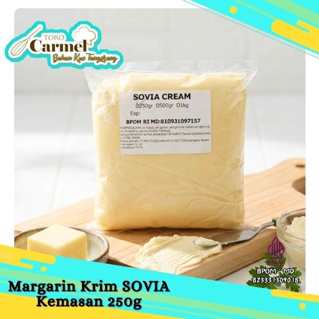 SOVIA Margarine Cake 250gr - Mentega Margarin Ekonomis Enak