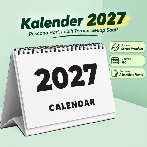 [BENAR-BENAR KALENDER MEJA]  KALENDER 2027 LENGKAP