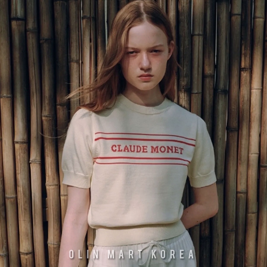 Depound Monet Jacquard Knit_White
