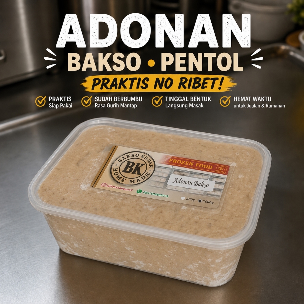 Adonan Bakso Spesial Mix & Adonan Bakso Pentol Cilok - @ 1 kg