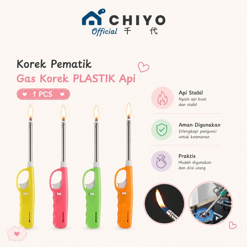 Pemantik Api Gas Korek Api Kompor Lilin Korek Gas Panjang Lighter Api PEMANTIK KOREK API Kompor Gas 