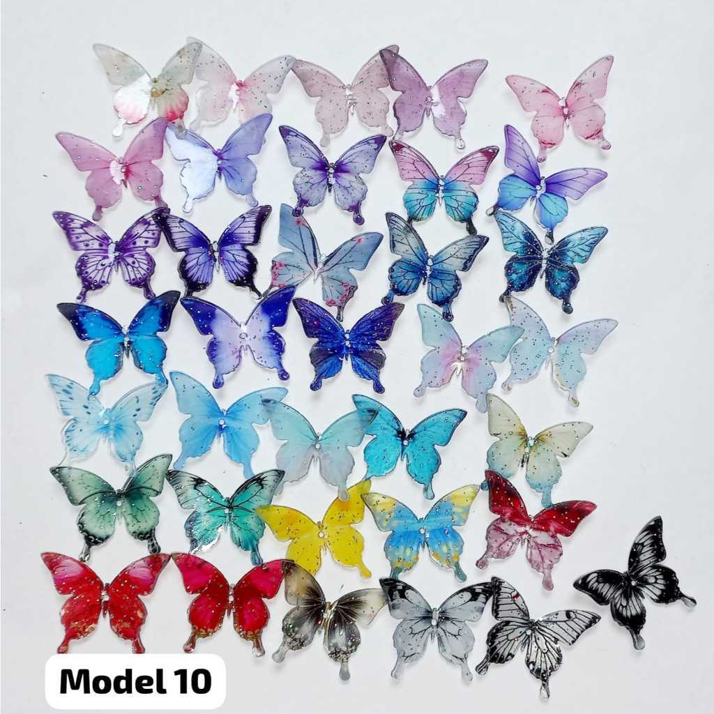 MANIK SHRINK PAPER KUPU MODEL 10/ ISI 6PCS/ UK 28MM