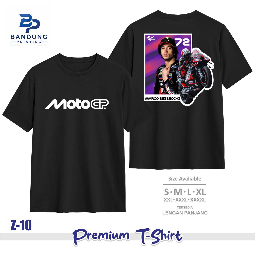 Baju Kaos Fabio Di Giannantonio T-Shirt Pria Wanita Kaos MotoGP Race