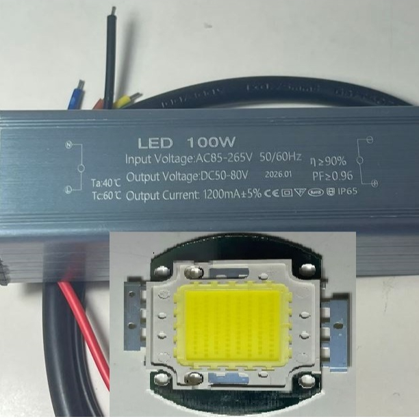 Led driver pju cobra 100w 100 watt / trafo 100w chip 100 w Lampu led pju cobra putih