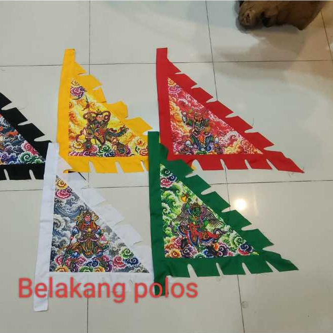 bendera ngoya / ngo ya / 5 jendral kun ciong - 55 cm - digital printing