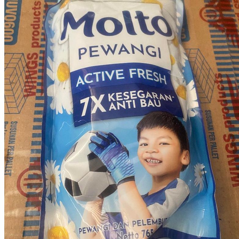 [765ML] MOLTO PEWANGI SOFT & FRESH 765ML POUCH / PEWANGI PAKAIAN / PEWANGI LAUNDRY / PEWANGI BIANG /