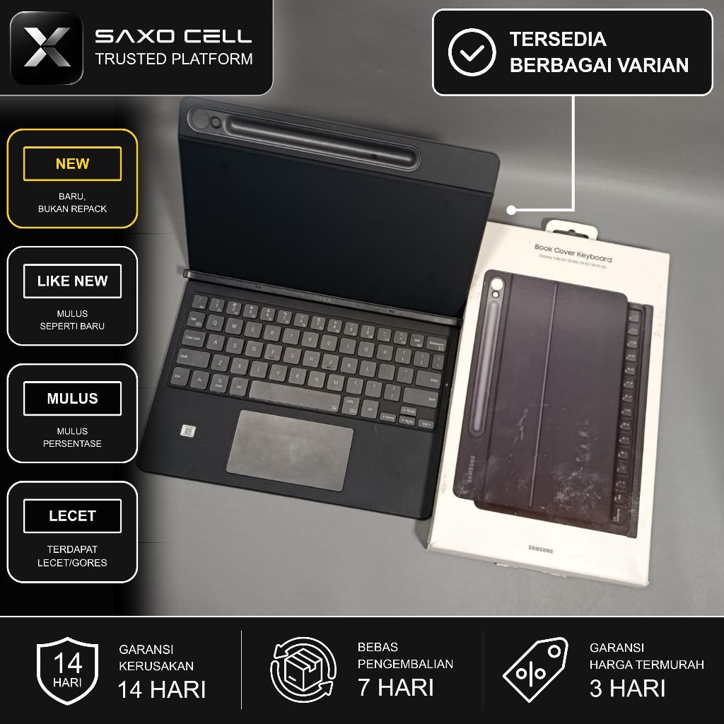 Keyboard Samsung Tab S9 | S9 5G | S9 FE | S9 FE 5G New & Second