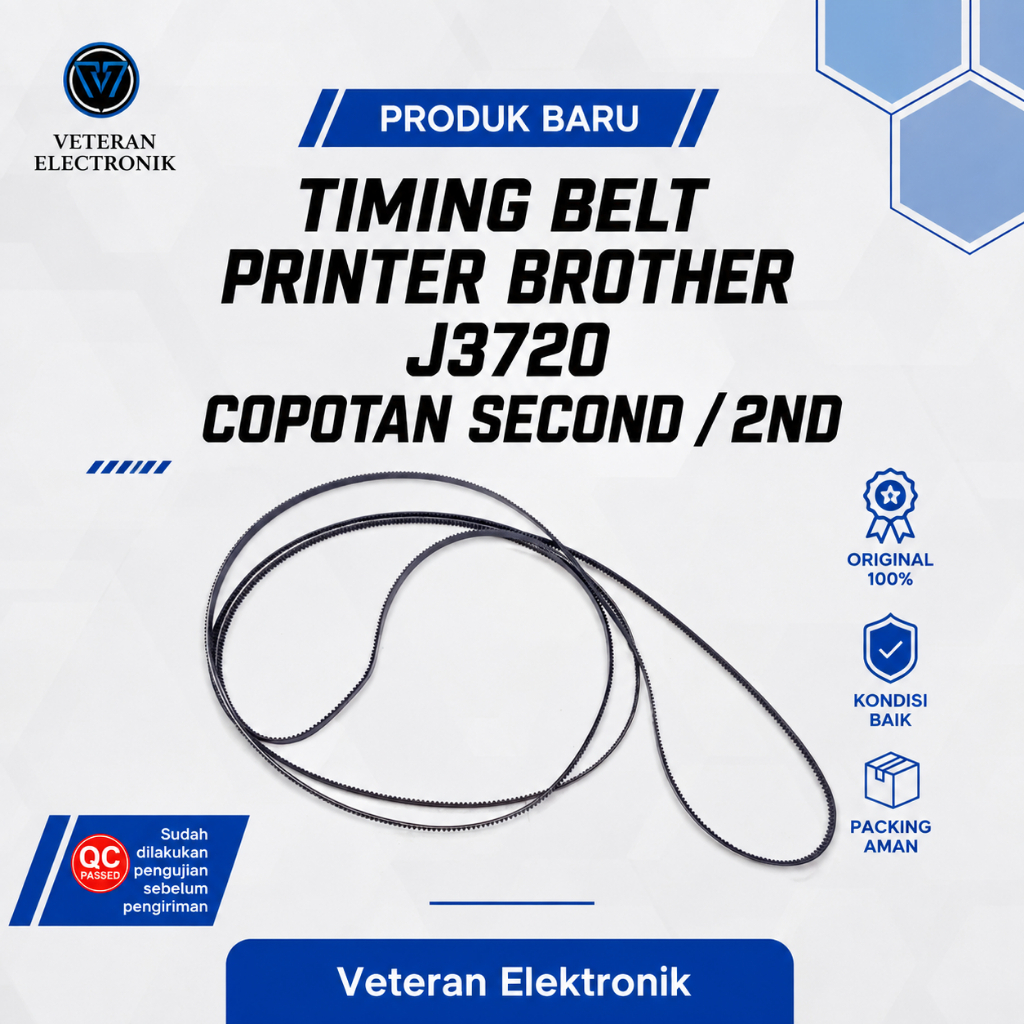Timing Belt Printer Brother J3720 Original Copotan 2nd | Sparepart Belt Printer Brother J3720