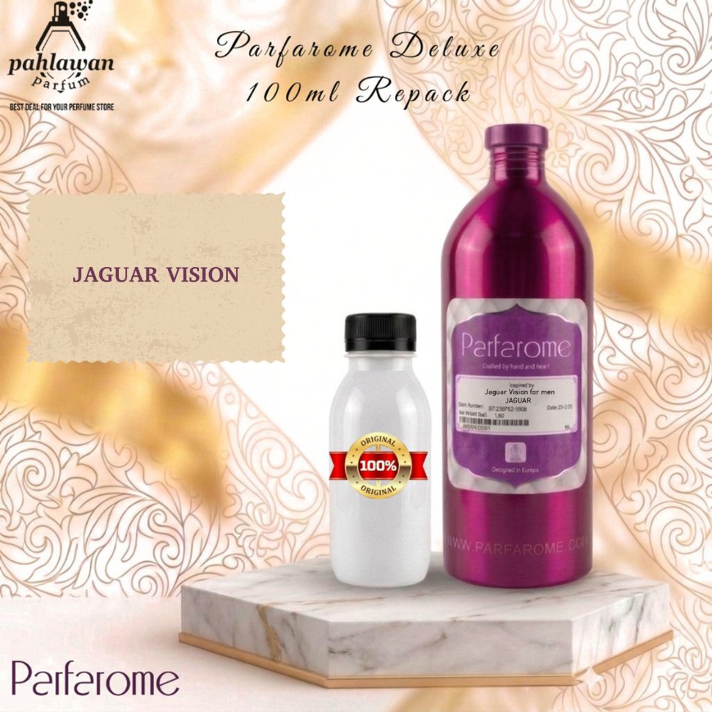Jaguar Vision Parfarome Deluxe 100ml Murni Bibit.Tidak Segel