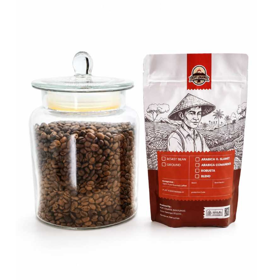 Kopi Banyumas Robusta Slamet 500 gram - Kopi Logawa