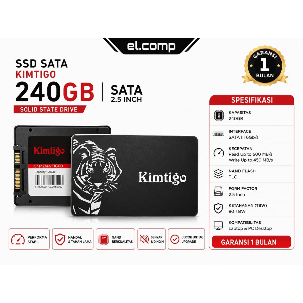 SSD KIMTIGO 240GB SATA 2.5