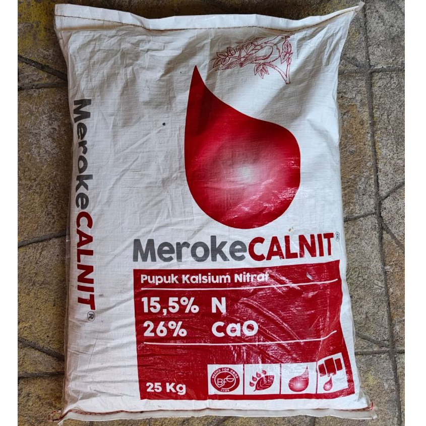 Meroke CALNIT 25 KG - Pupuk Kalsium Nitrat Hidroponik Grade