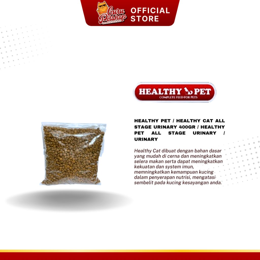 Healthy Pet / Healthy Cat All Stage Urinary 400gr / Healthy Pet All Stage Urinary / Urinary