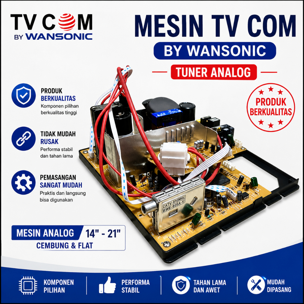 MESIN TV TABUNG TUNER ANALOG UNTUK TABUNG TV CEMBUNG DAN FLAT,MESIN TV CINA UKURAN 14 SAMPAI 21 INC 