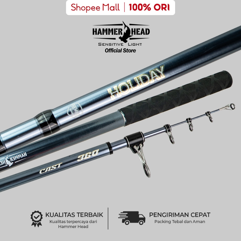 HAMMER HEAD Joran Pancing Surf Casting HOLIDAY CAST 360 - 450CM X30 High Modulus Carbon Fuji Ring Gu