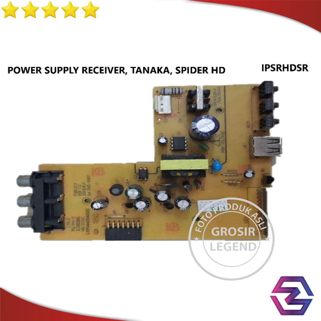 Board Power Supply Receiver Tanaka Spider HD IPSRHDSR PCB Spare Part