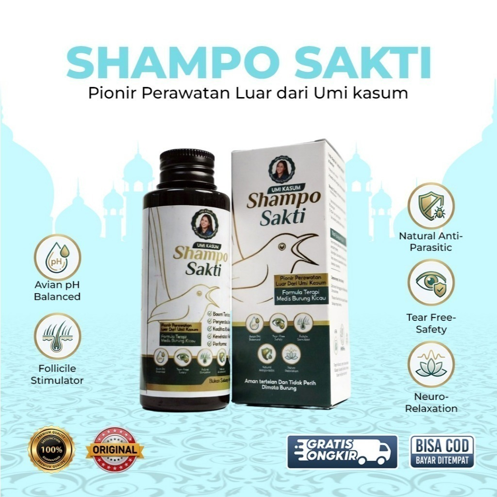 Shampo Sakti Umi Kasum Pembasmi Kutu & Jamur Burung Kicau