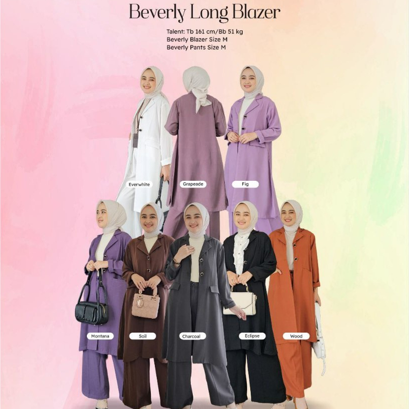 BEVERLY LONG BLAZER x PANTS