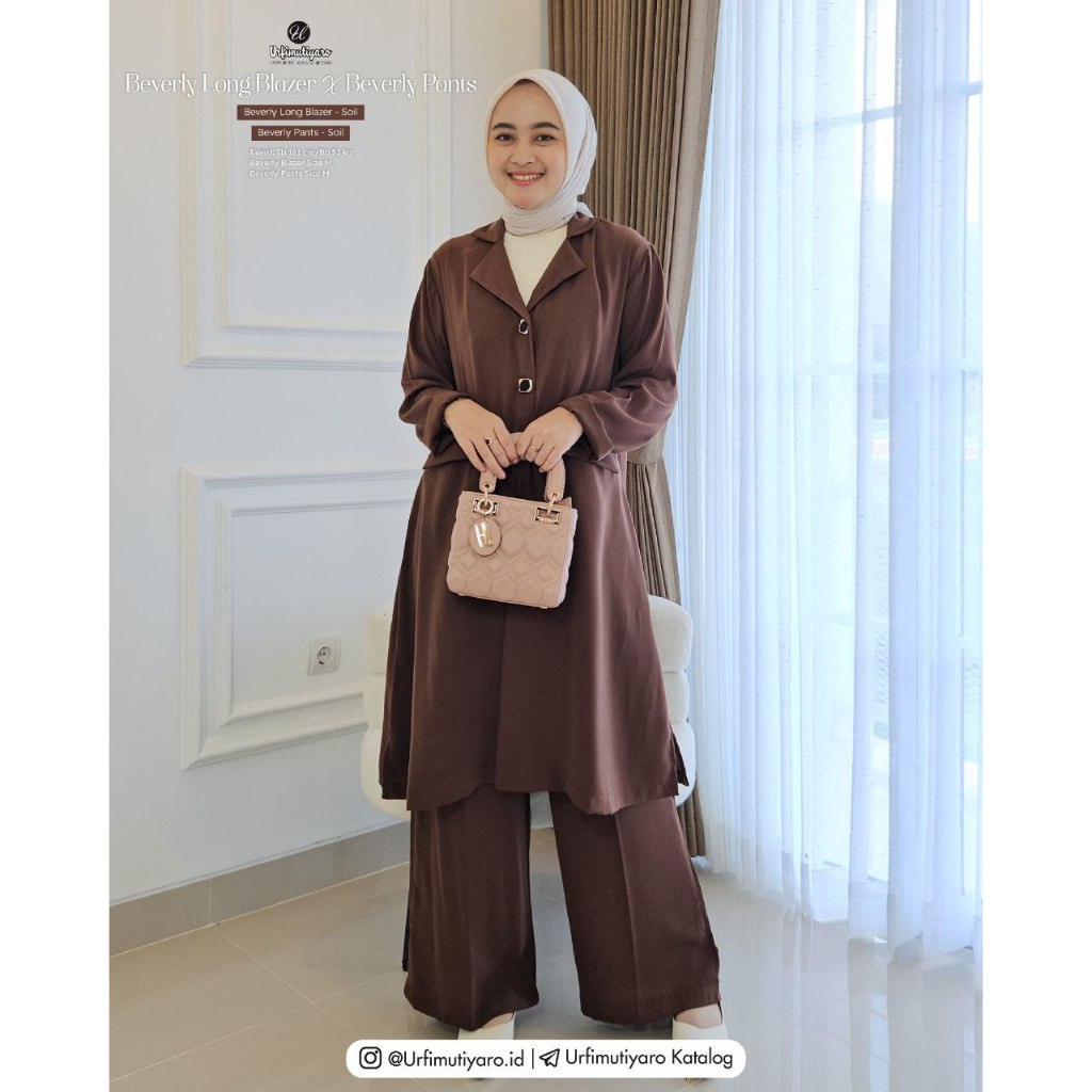 BEVERLY LONG BLAZER x PANTS