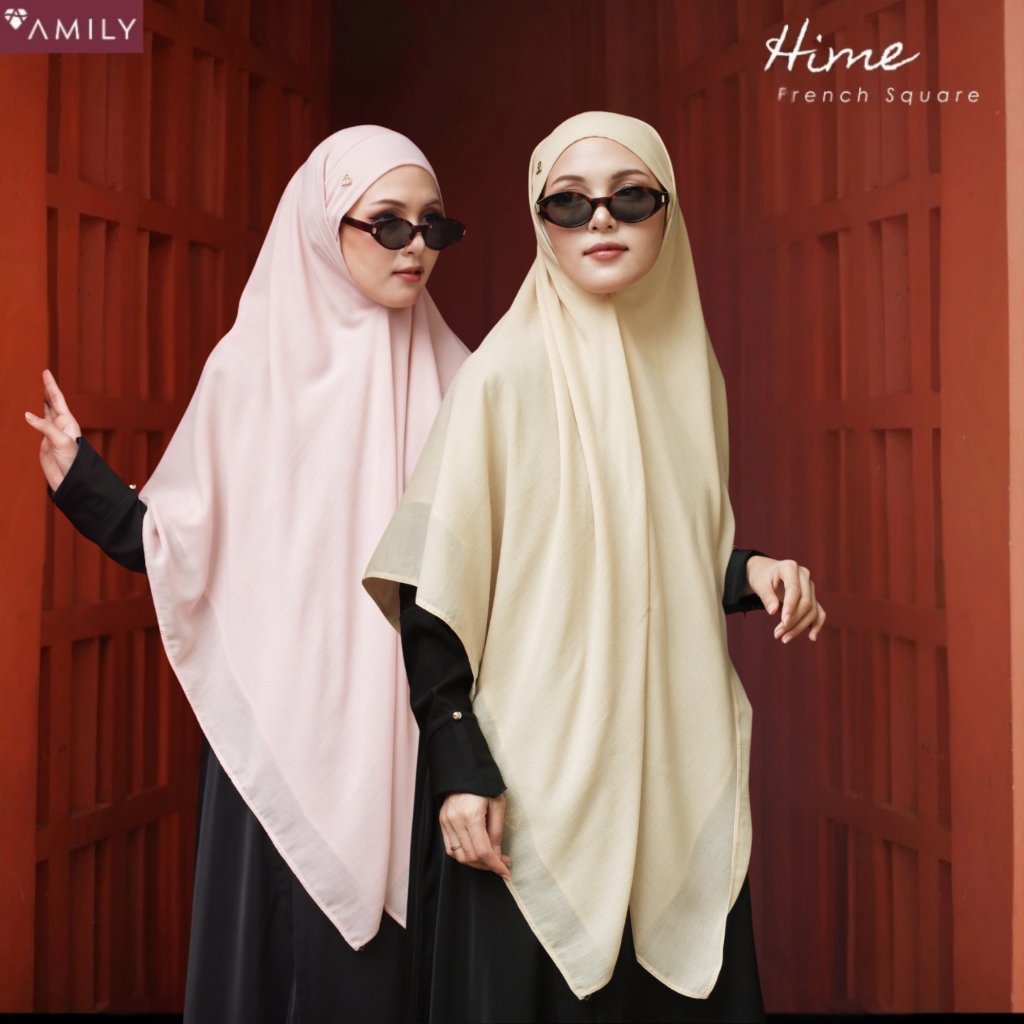 AMILY - Hime Voal French Square Bandana Instan