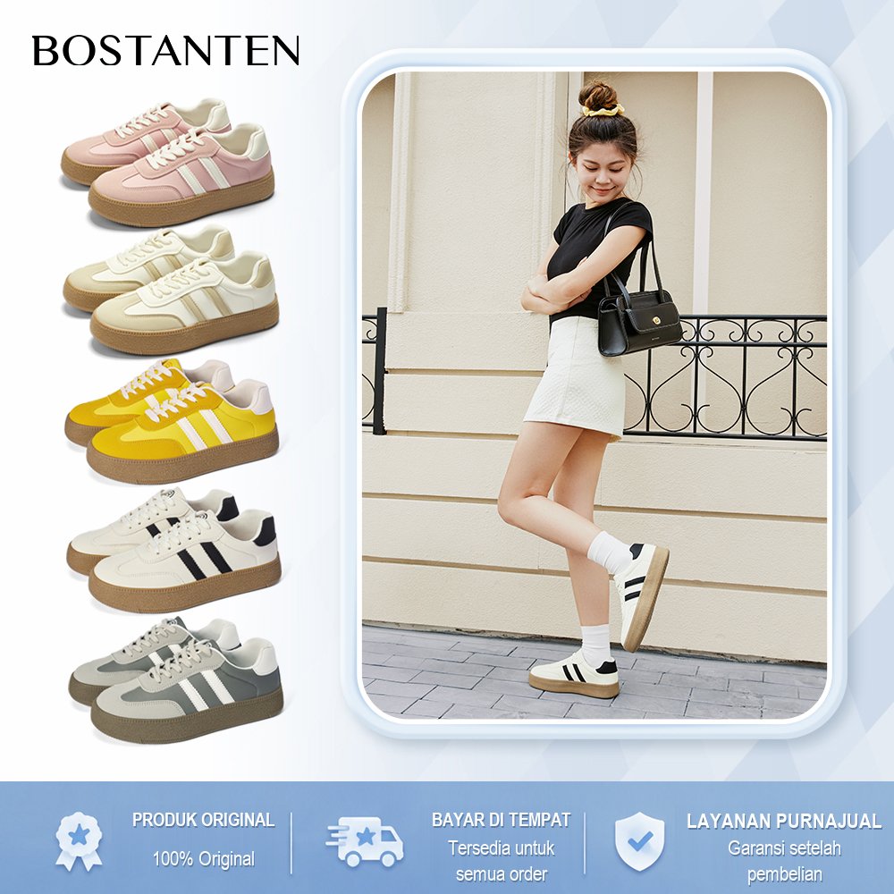 BOSTANTEN Kelly Shoes Sepatu Sneakers Wanita
