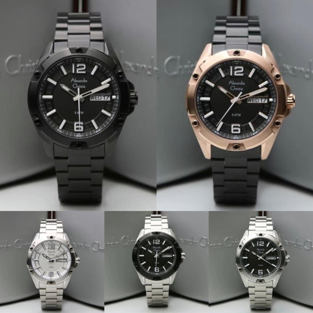 ORIGINAL Jam Tangan Pria Alexandre Christie AC 6518 / AC6518 / 6518 Garansi Resmi 1 Tahun.