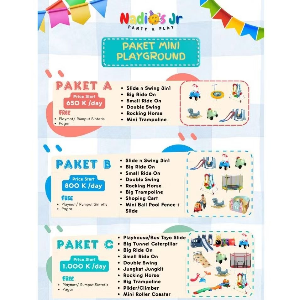 PAKET ACARA- Mini Playground