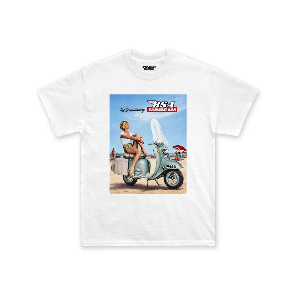 Kaos BSA Sunbeams Motorcycle | Cotton Combed 20s Premium 200 GSM | Unisex