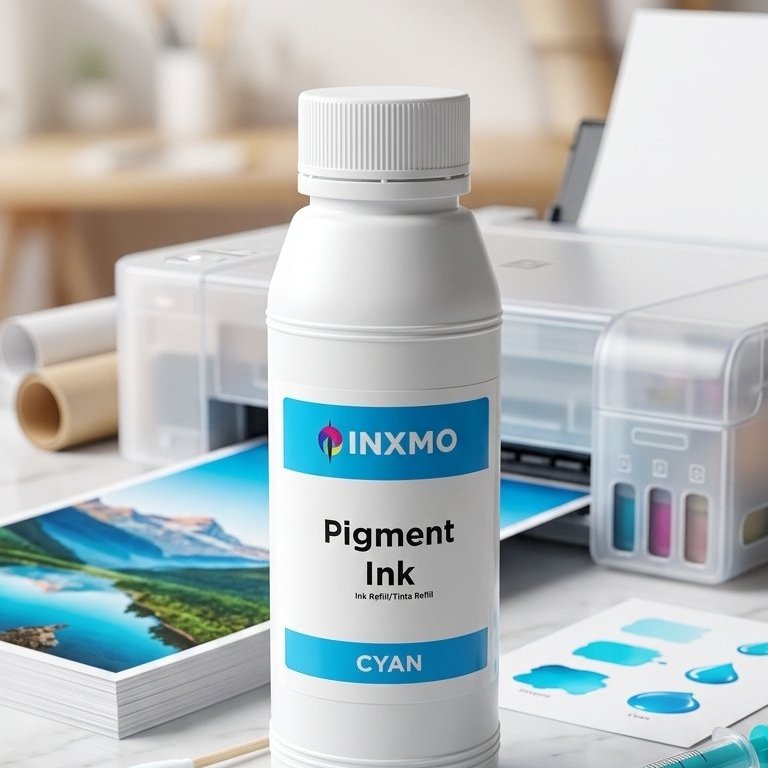 INXMO PIGMENT INK WF CYAN 250ML