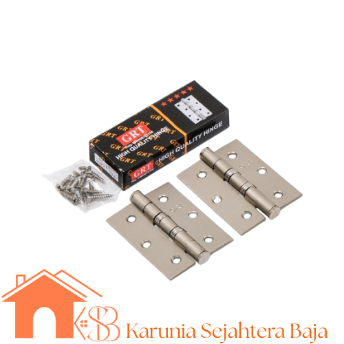 Engsel GRT Silver | Engsel Pintu Jendela GRT | Engsel 4"