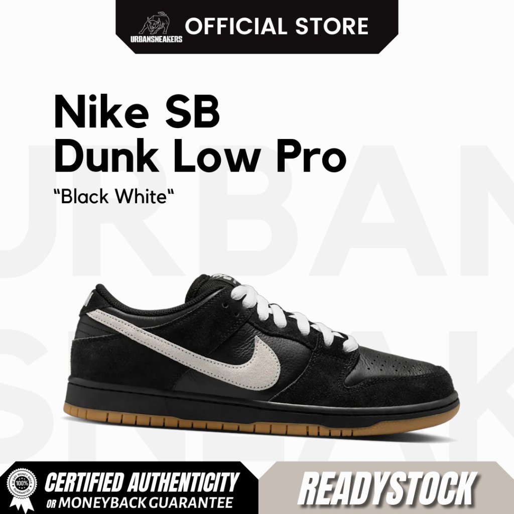Nike SB Dunk Low Pro Black White Gum | HF3704 003