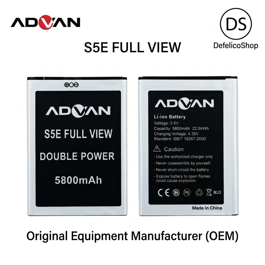 Baterai Advan S5E Pullse Advan S5E Full View 5062 FullView Ori Origianal Batrai Batre HP