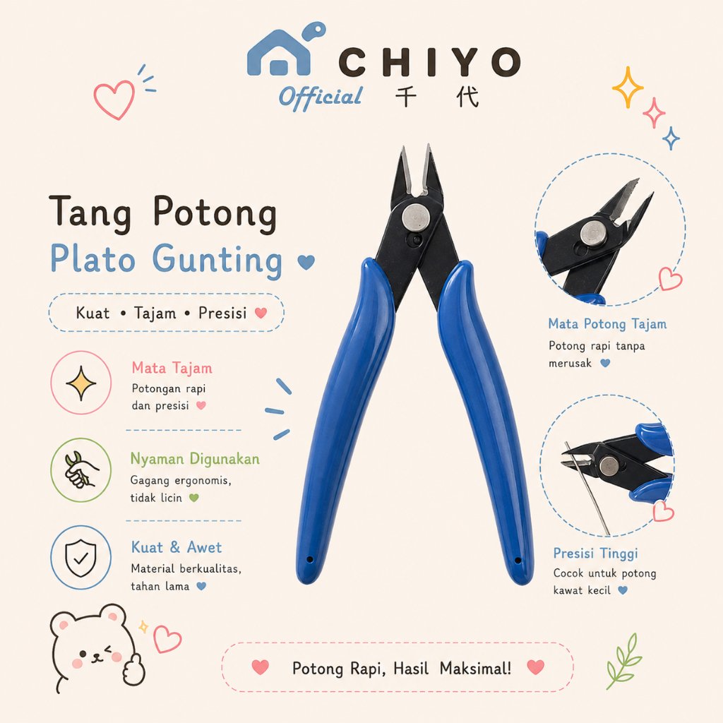 CHIYO Living -Tang Plato Pemotong Coil Kawat Vape Vapor