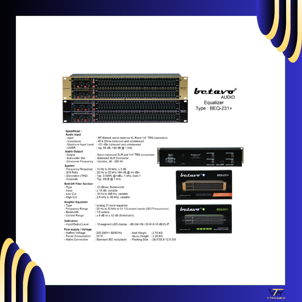 EQUALIZER BETAVO BEQ - 231