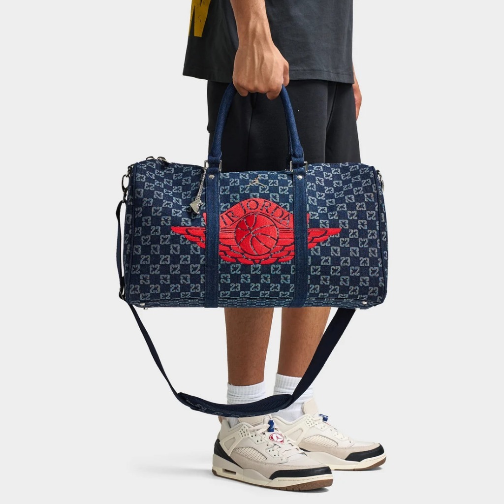 Air Jordan 23 Monogram Duffle Bag Dark Indigo Rinse Original