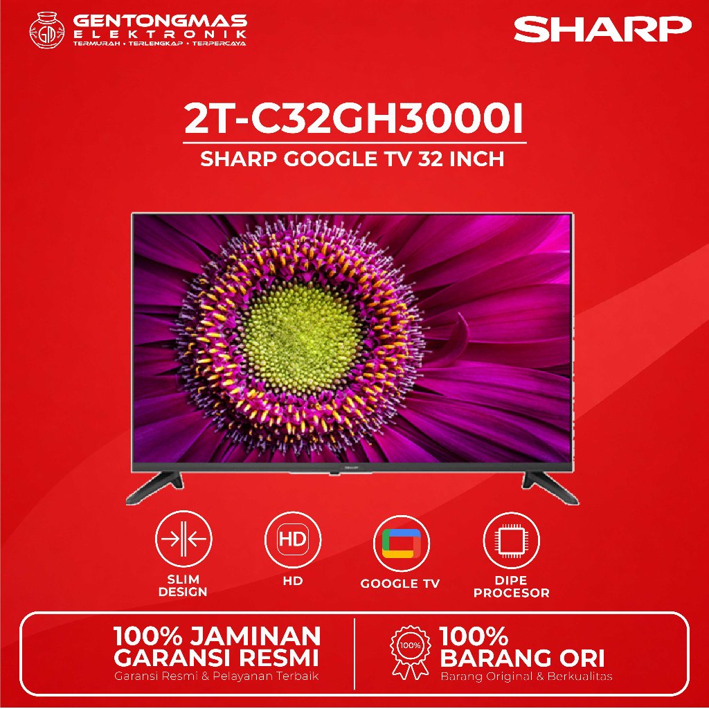 SHARP 32 INCH Google TV SHARP 2T-C32GH3000i