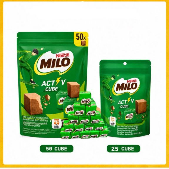 Milo Cube Pouch Isi 50 / 20 - Ecer Murah