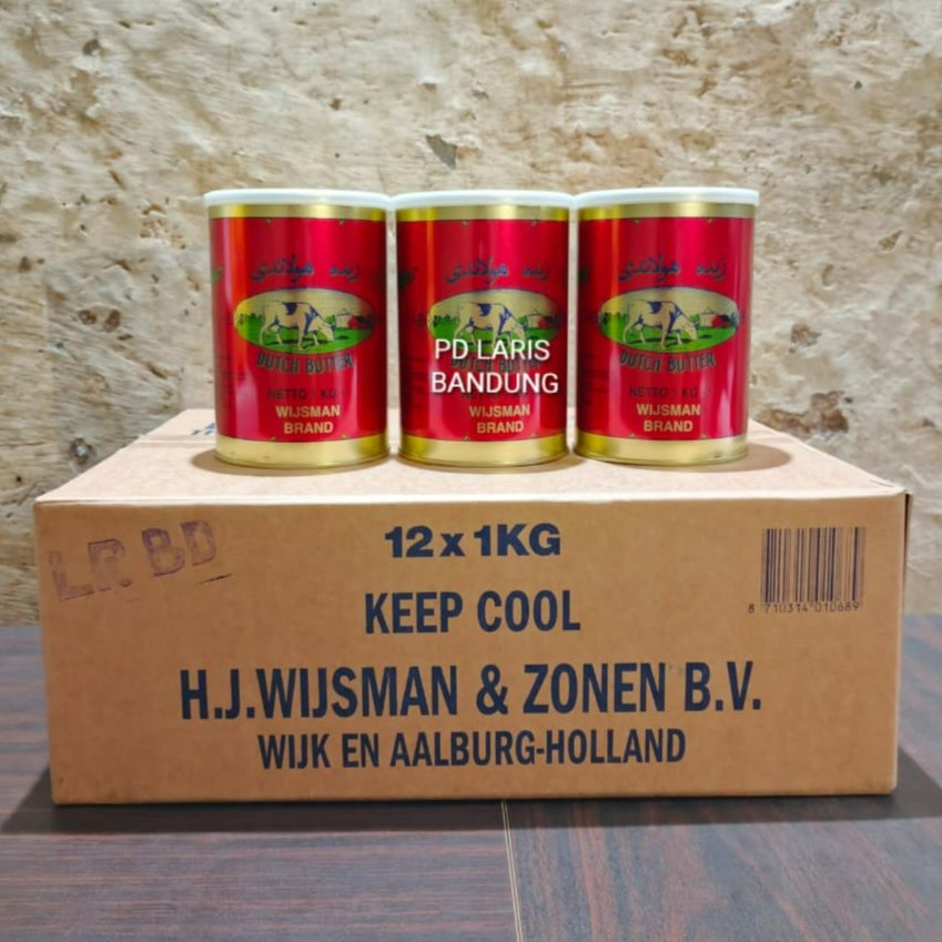 1 CARTON Wijsman Butter 1kg - Mentega Wijsman Asli 100% HALAL