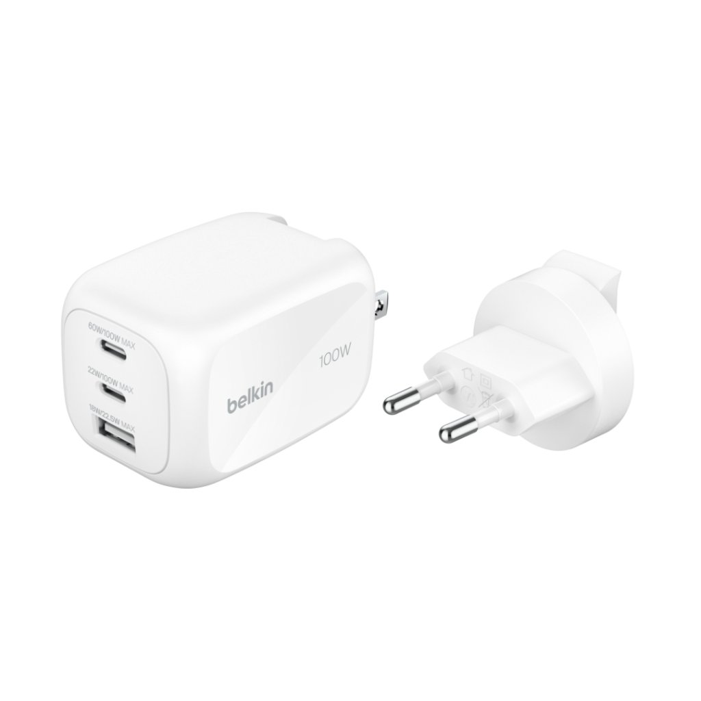 Belkin BoostCharge Pro 3-Port GaN Wall Charger 100W