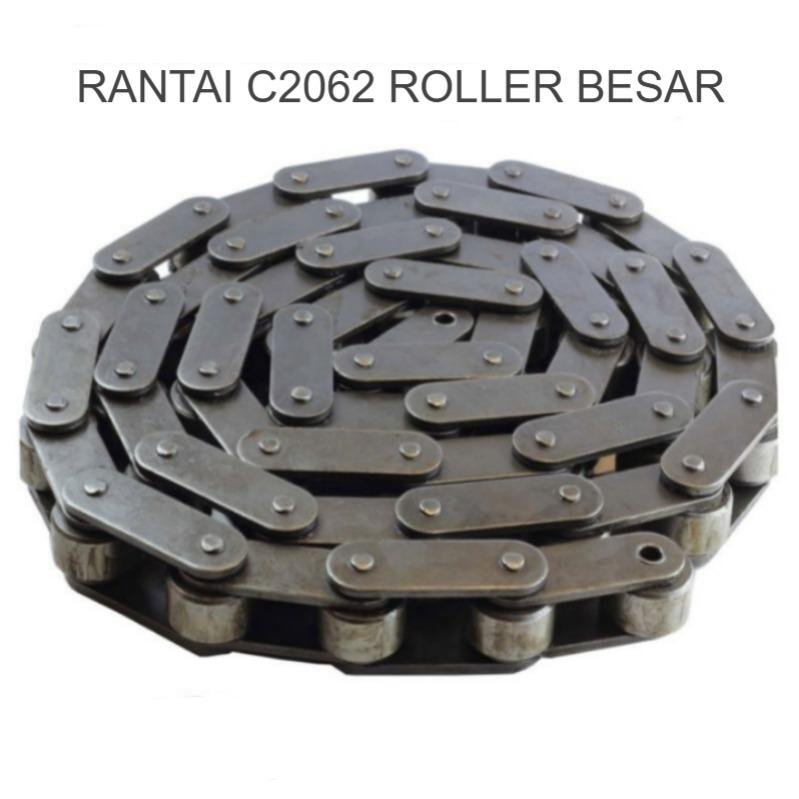 RANTAI C2062 ROL BESAR BESI DOUBLE PITCH CHAIN CONVEYOR ROLL C 2062