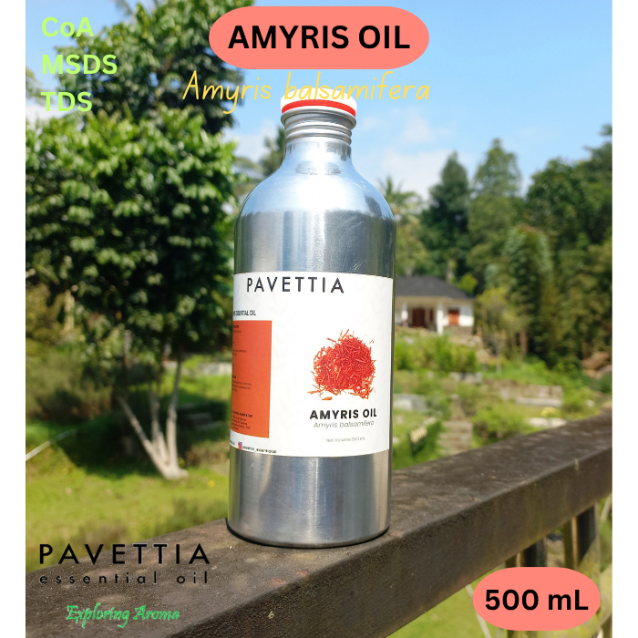 500 ml - Amyris oil - Minyak amyris (Amyris balsamifera) - Essential oil / Minyak atsiri