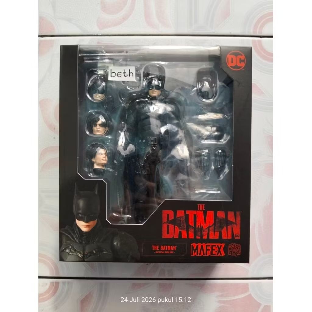 Mafex The Batman 2022 Ori Medicom Toy Bruce Wayne Robert Pattinson