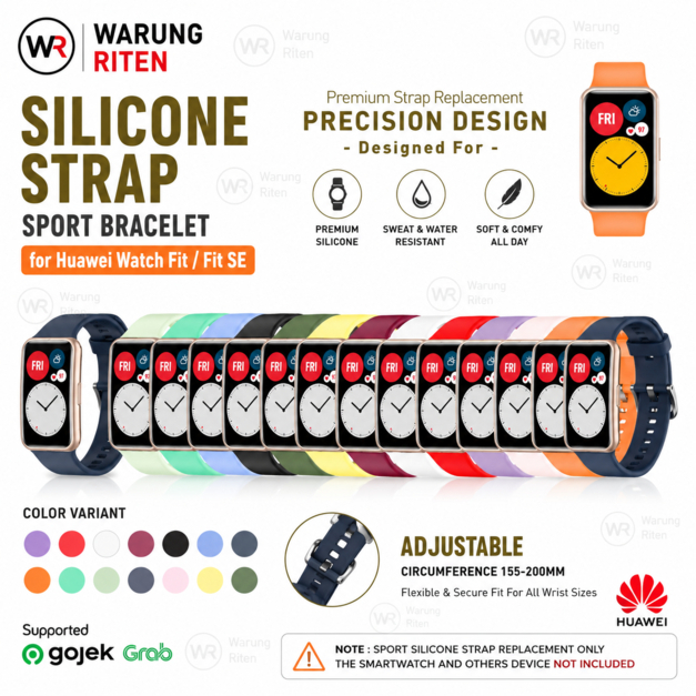 Silicone Strap for Huawei Watch Fit / Fit SE / Strap Huawei Watch Fit SE