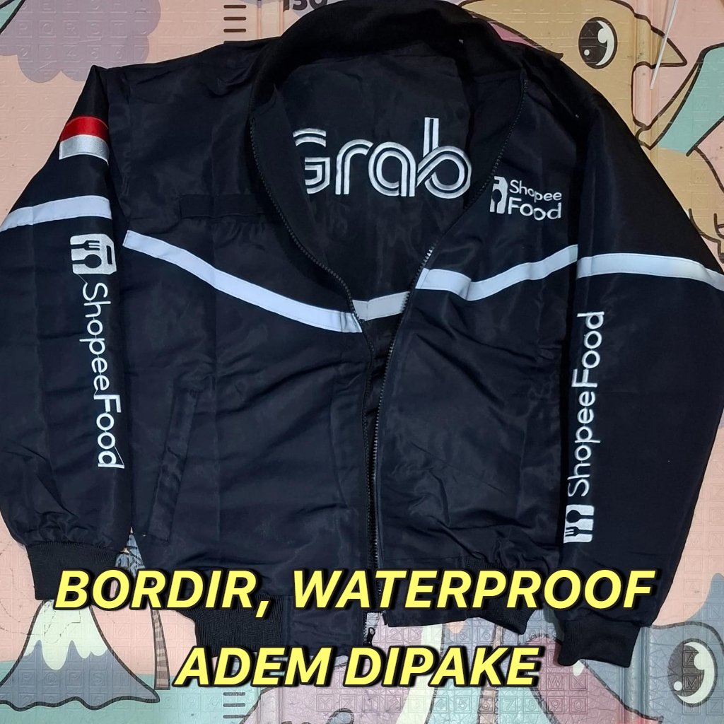 JAKET GRAB SOPI HITAM SEMUA JAKET BB GRAB SOPI JAKET BUNGLON GRAB HITAM SOPI HITAM MURAH