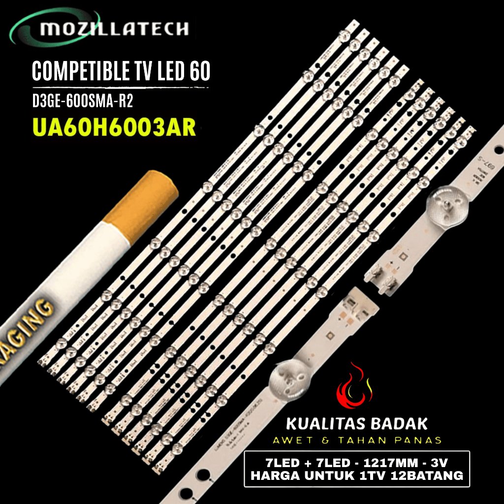 BACKLIGHT TV LED SAMSUNG UA60H6003AR UA60H6003 60H6003AR 60H6003 LUMENS D3GE-600SMA-R2