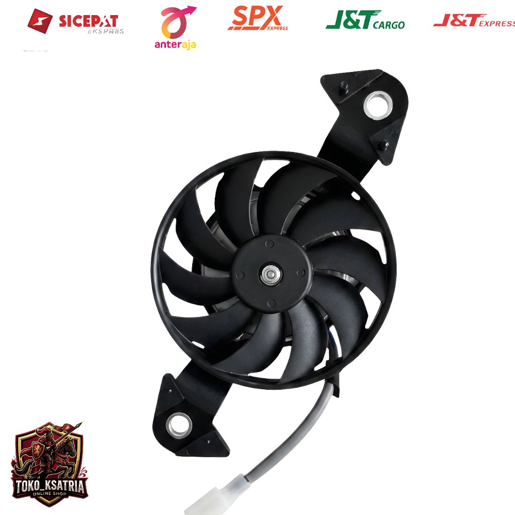 KIPAS DINAMO RADIATOR YAMAHA 155 CC, VIXION OLD/NEW, MX NEW/OLD, R15  MERK SANYI (HARGA 1 PCS)