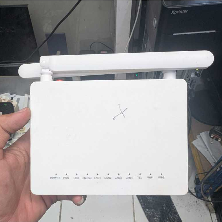 Modem XPON ONT ZTE GM220-S Rusak Segel Utuh Like New Unit Only