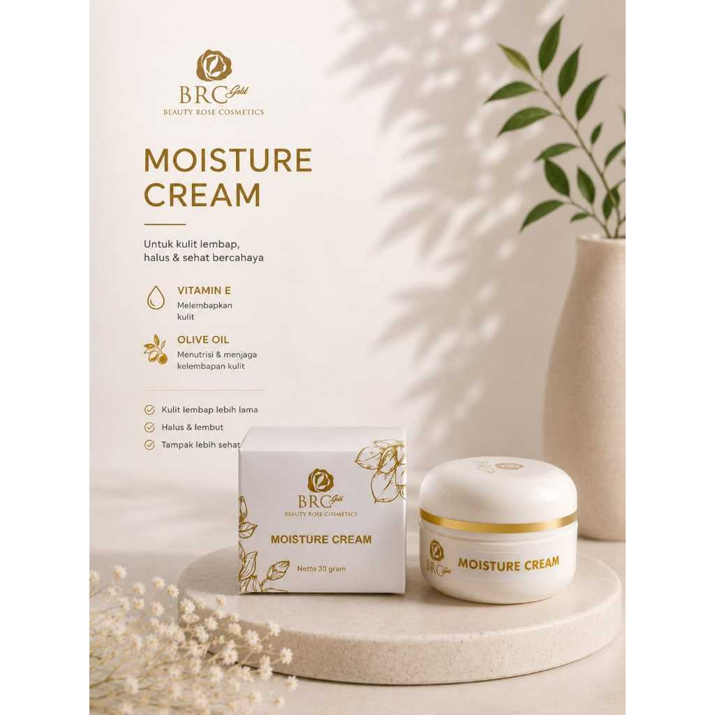 Moisturizer Moisture Cream - Beauty Rose Cosmetics BRC Gold