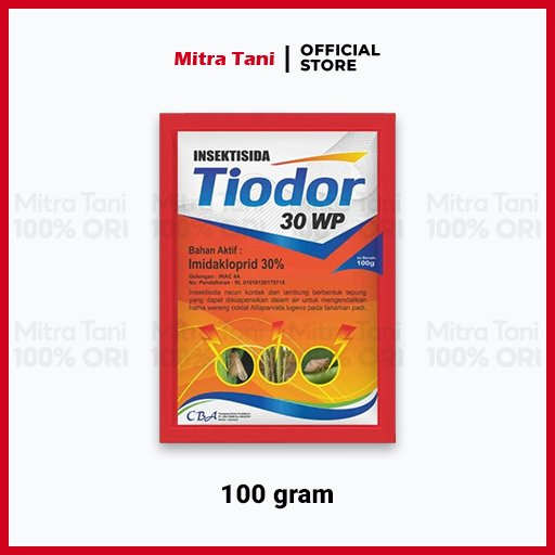TIODOR 30 WP Insektisida Pembasmi Oteng Oteng dan Kutu Kebul Original 100 Gram